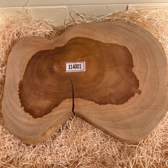 Rustic Live Edge Wood Cheese Board & Knife Set EUC - Picture 5 of 7